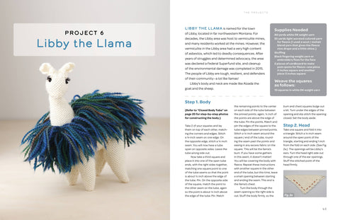 Swatch Critters from the Pin Loom: Step-by-Step Instructions