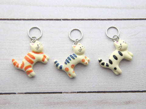 Chillin' Cats | Stitch Markers