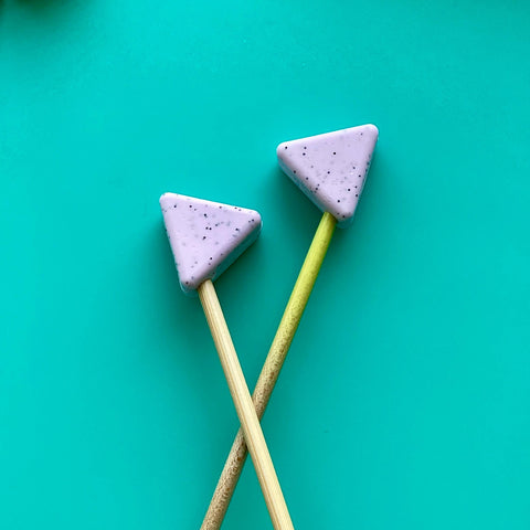 CURATED SETS! Knitting Needle Point Protectors - triangles