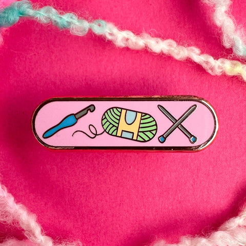 Crafts Personality Plaque Enamel Pin
