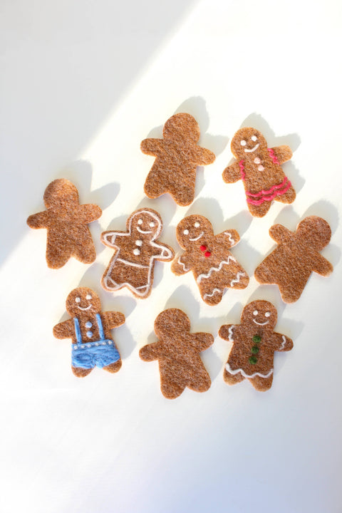 Gingerbread Cookie Felting Craft Kit