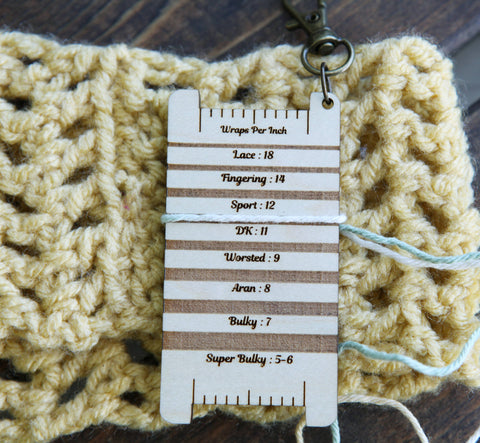 Flowers in Jar Spinners Control Tool , Wraps Per Inch