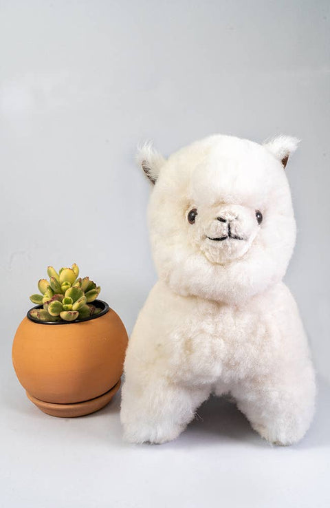 Fluffy Alpaca 12" | Alpaca Stuffed Animal | Handmade