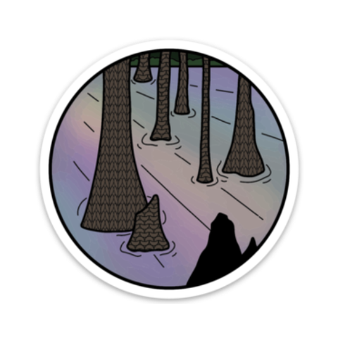 Congaree Knitional Park Knitting Sticker