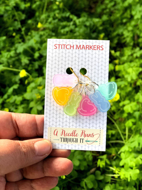 Peeps - Stitch Markers (set of 6)