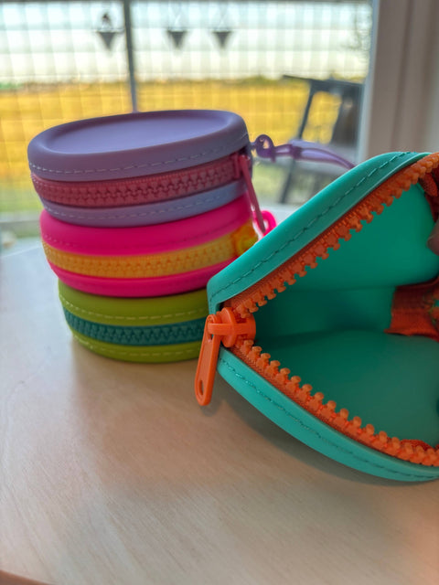 The Squishcase Notions Neon Organizer Mini Bag Charm Storage