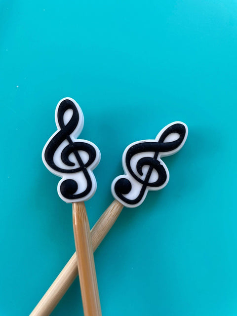 Music Treble Clef Vintage Musician Songs Gift for Knitters