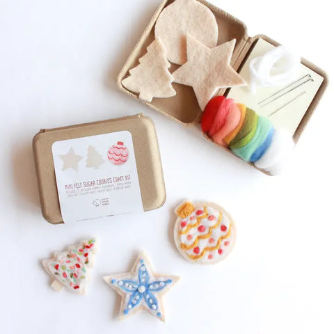 Mini Sugar Cookie Felting Craft Kit