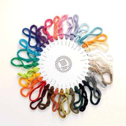 Friendly Loom Potholder Loop Color Wheel