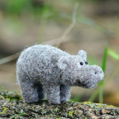 Hippo Needle Felting Kit