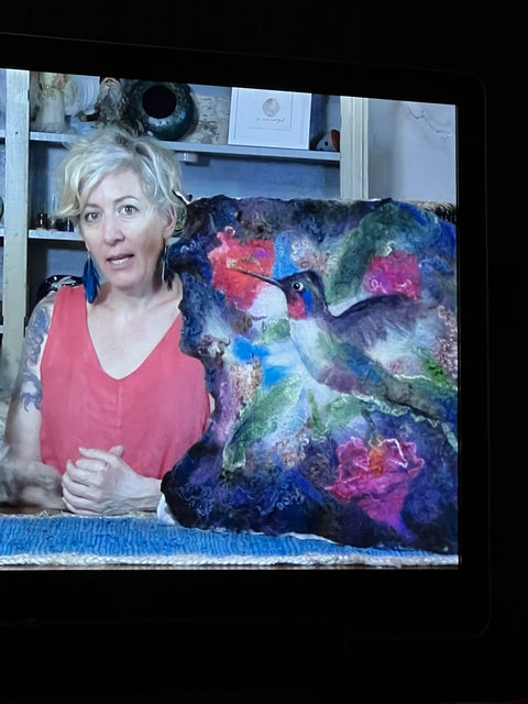 Hummingbird Wet Felting Two Day Workshop with Joyce Hazlerig